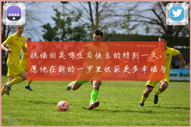 祝福刘奕鸣生日快乐的特别一天，愿他在新的一岁里收获更多幸福与成功