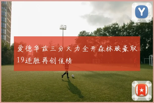 爱德华兹三分火力全开森林狼豪取19连胜再创佳绩