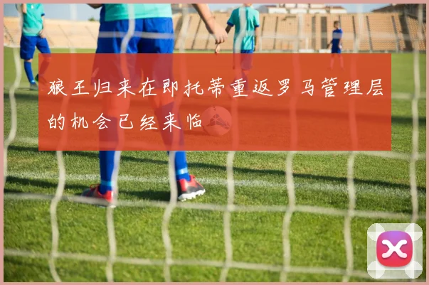 狼王归来在即托蒂重返罗马管理层的机会已经来临